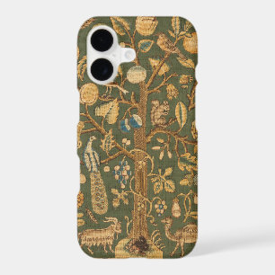 Antique anglais broderie point de vie arborescente