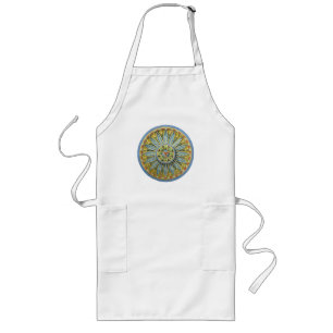 Antique Architectural Rosette No. 2 Long Apron