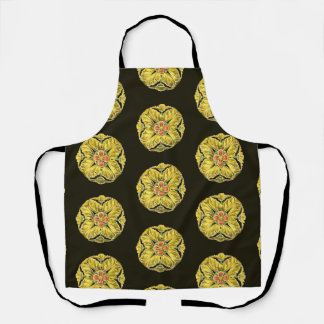 Antique Architectural Rosette No. 3 Apron