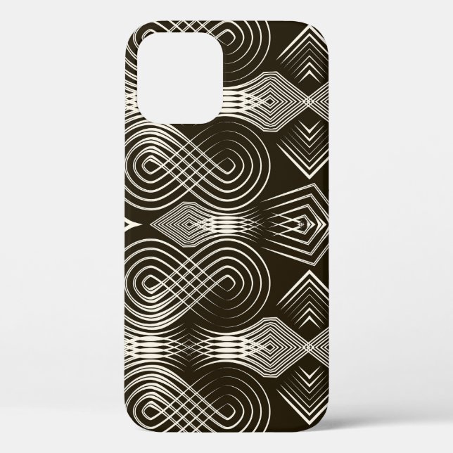 Antique Art Deco Seamless Ornament Case-Mate iPhone Case (Back)
