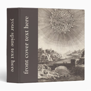 Antique Astronomy Sky with Sun by Allain Mallet Binder