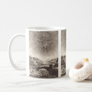 Antique Astronomy Sky with Sun by Allain Mallet Coffee Mug