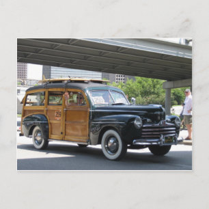 antique auto postcard