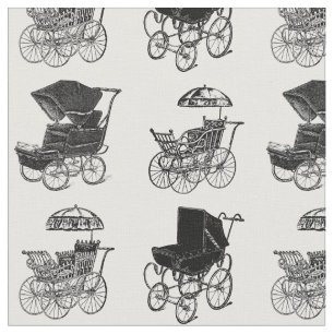 Antique Baby Carriages Vintage Baby Carriage Art Fabric