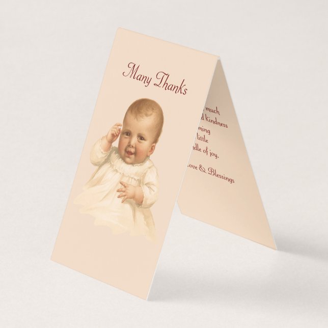 Antique Baby Thank You (Front)