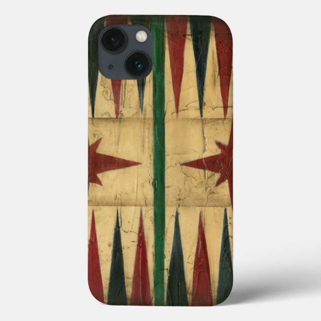 Antique Backgammon Game Board by Ethan Harper Case-Mate iPhone Case (Back)