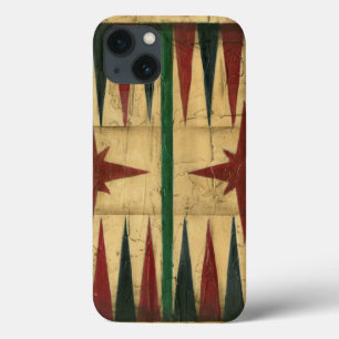 Antique Backgammon Game Board by Ethan Harper iPhone 13 Case