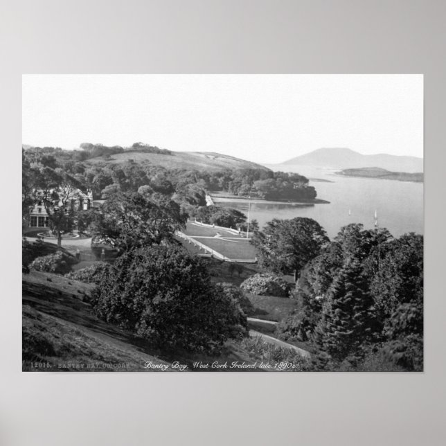 Antique Bantry Bay, West Cork Ireland Poster (Front)