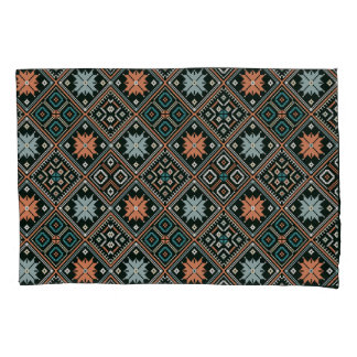 Antique Batik Print Pillowcase