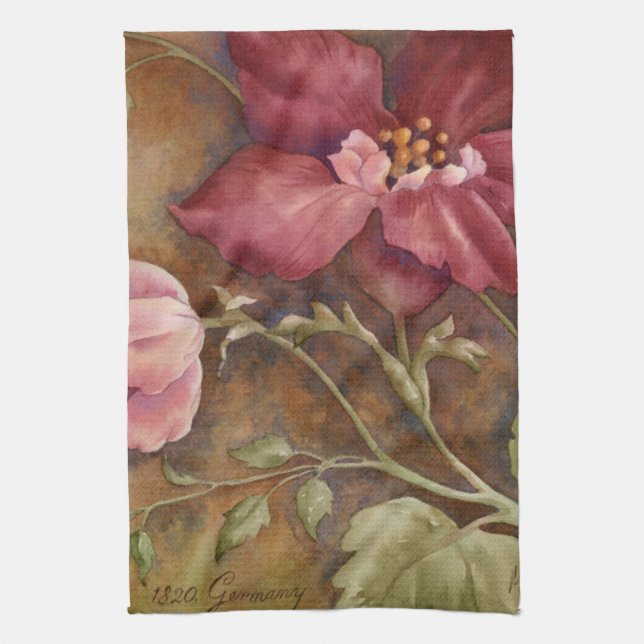 Antique Beauties I Kitchen Towel (Vertical)
