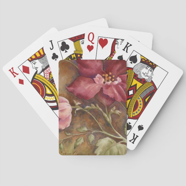 Antique Beauties I Playing Cards (Back)