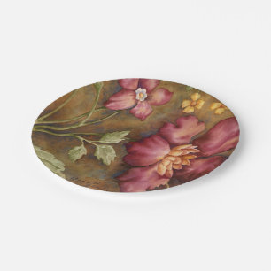Antique Beauties II Paper Plate