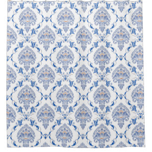 Antique believer cobalt blue and white Victorian