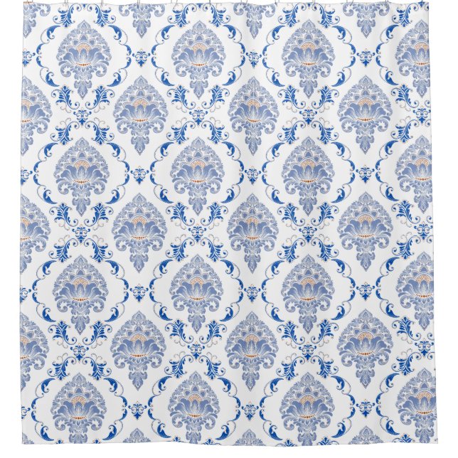 Antique believer cobalt blue and white Victorian   (Front)