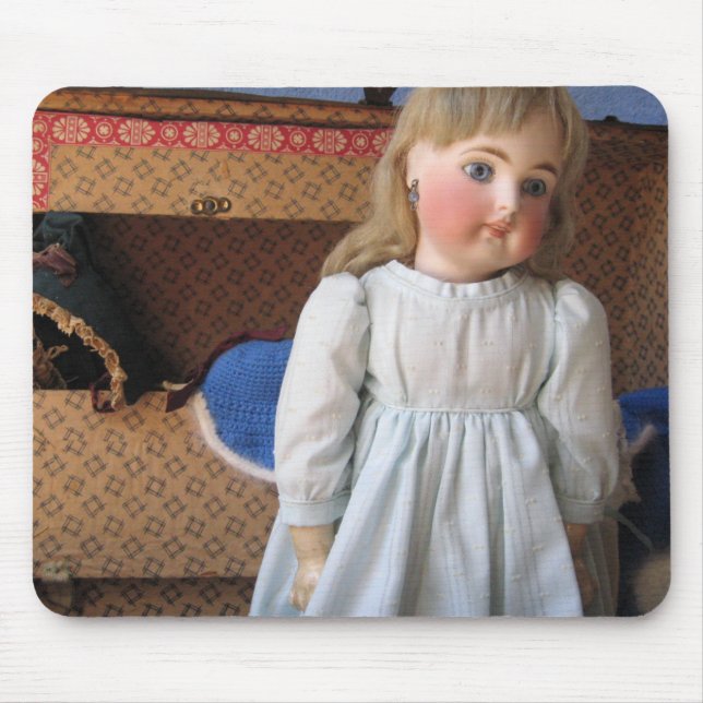 Antique Belton Doll with Trousseau Mousepad (Front)