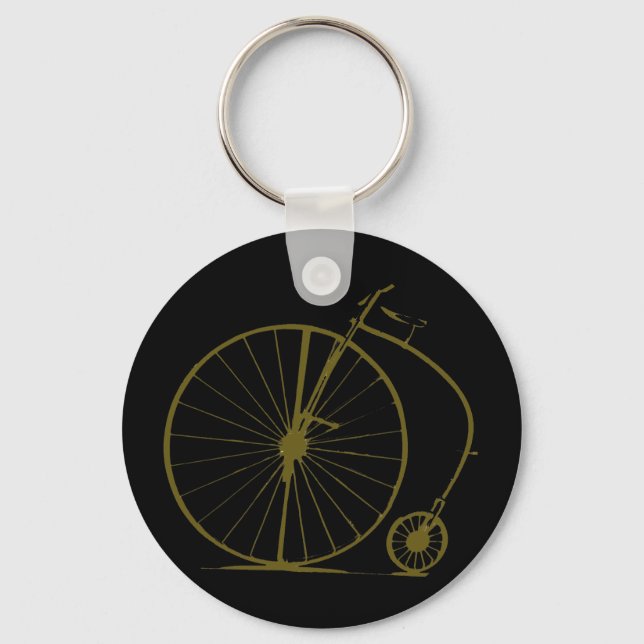 antique bicycle keychain (Front)