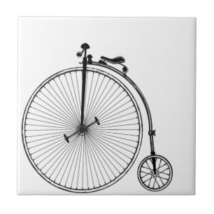 Antique Bicycle Tile