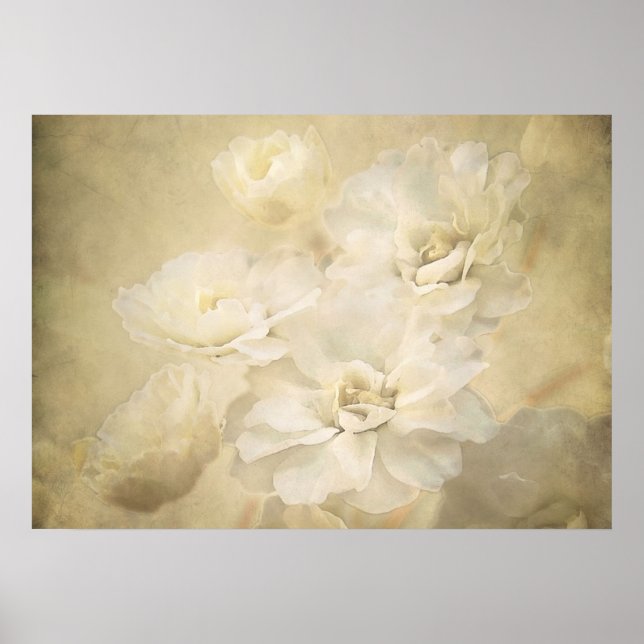 Antique Blossoms Art Print (Front)