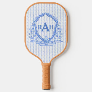 Antique Blue Cottagecore Pickleball Paddle
