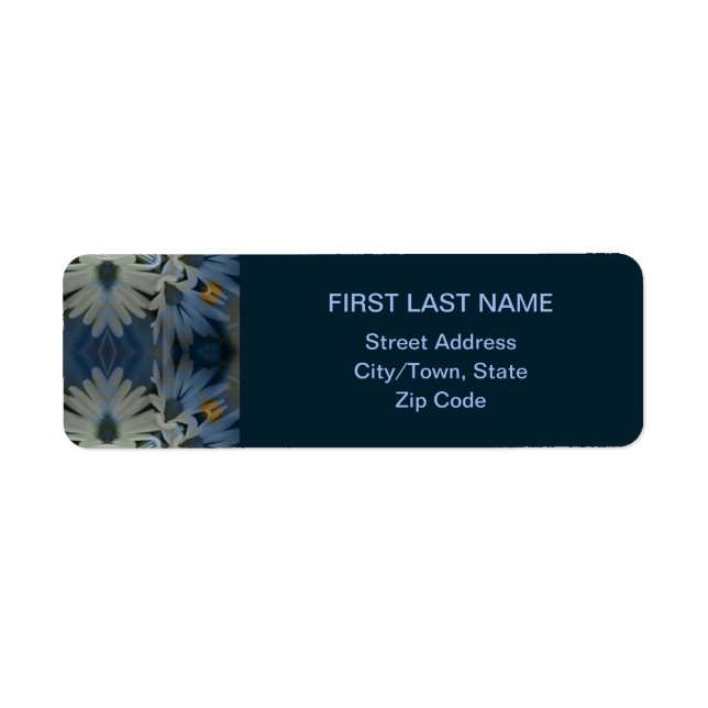 Antique Blue Daisy Floral (Front)