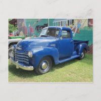 Antique Blue Truck