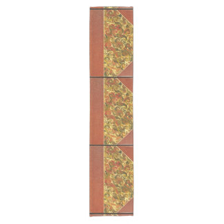 Antique Book Cover, Ornate Swirl Pattern Short Table Runner