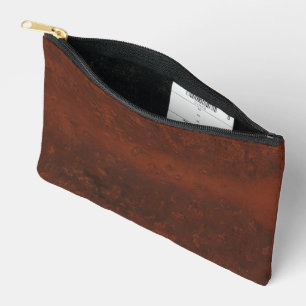 Antique book cover (treeleather) accessory pouch