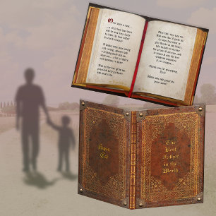 Antique Book (customizable) Father's Day Card