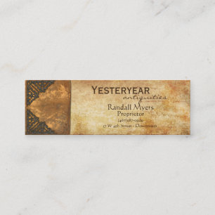 Antique Book II Mini Business Card