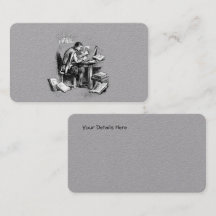 Antique Book Writer Author Business Card