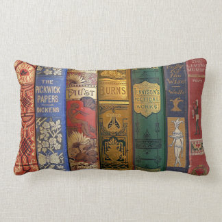 ANTIQUE BOOKS CUSHION