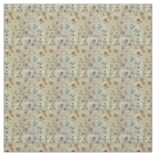 Antique Botanical Shabby Chic Fabric