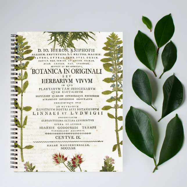 Antique Botany Bookplate Bullet Journal (Creator Uploaded)