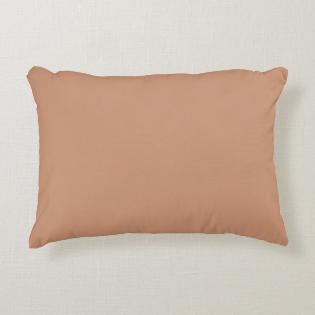 Antique brass (solid colour)  accent pillow (Front)