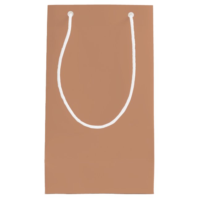 Antique brass (solid colour)  small gift bag (Front)