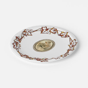 Antique Bride Paper Plate