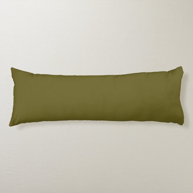 Antique bronze (solid colour)  body pillow (Front)