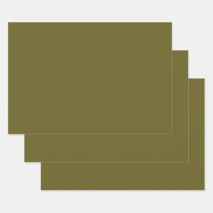Antique bronze (solid colour)  wrapping paper sheet