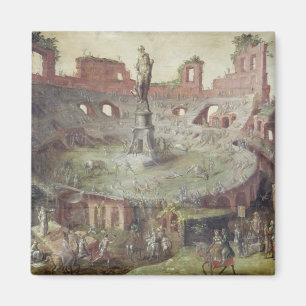Antique Bullfighting, 1552 Magnet