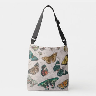 Antique Butterfly Illustration: 1820 Goldsmith Crossbody Bag