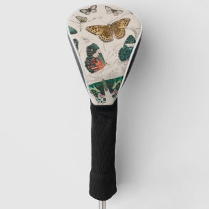 Antique Butterfly Illustration: 1820 Goldsmith Golf Head Cover