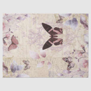 Antique Butterfly Vintage Ephemera Decoupage Tissue Paper