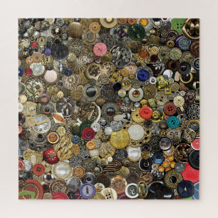 Antique Buttons Jigsaw Puzzle For Adults