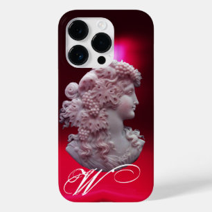 ANTIQUE CAMEO, LADY WITH GRAPES AND GRAPEVINES Case-Mate iPhone 14 PRO CASE