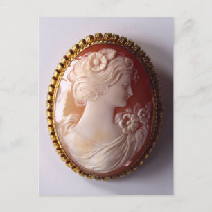 Antique Cameo Postcard