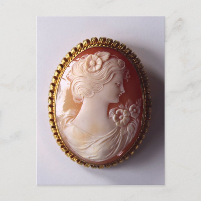 Antique Cameo Postcard (Front)