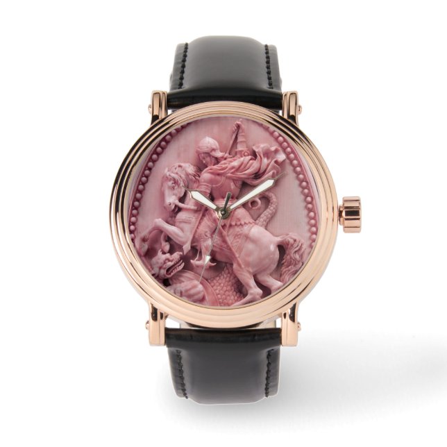 ANTIQUE CAMEO / SAINT GEORGE WITH DRAGON WATCH (Front)