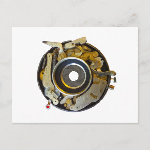 Antique Camera Lens Shutter Postcard