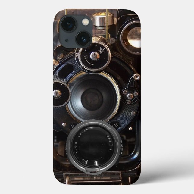 Antique Camera Photography Vintage Lens Film Case-Mate iPhone Case (Back)