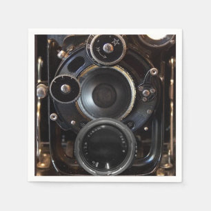 Antique Camera Photography Vintage Lens Film Napkin